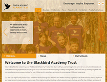 Tablet Screenshot of blackbirdacademytrust.org